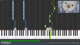 Fairy Tail Opening 1  Snow Fairy Piano Synthesia [upl. by Aralomo567]