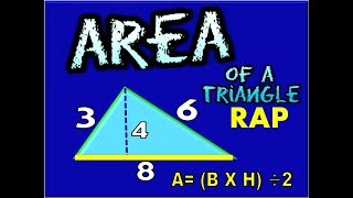 AREA OF TRIANGLE Song that shows the process [upl. by Eerej]