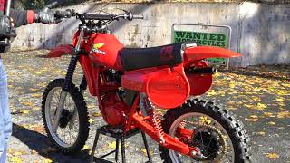 1980 Honda CR125R Elsinore Red Rocket [upl. by Yesnikcm102]