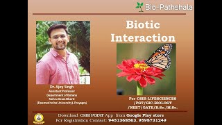 Biotic Interaction  CSIR Lifesciences  NEET  GICPGT Biology  BSc  MSc [upl. by Udele]