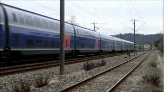 French Trains and TGV  Saint Cyr [upl. by Nayd]