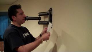 How to Install an Articulating Mount and InWall Power Kit [upl. by Zasuwa]