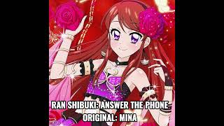 Ran Shibuki  Answer the Phone AI COVER [upl. by Bijan]