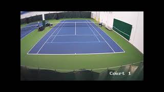 John and Fay Menard YMCA Tennis Center Court 1 Live Stream [upl. by Atinauq922]