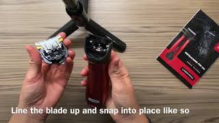 Liveryman Classic Trimmer Blade Change [upl. by Adnaugal272]