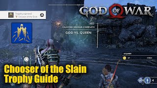 God of War  Chooser of the Slain Trophy Guide Defeat the nine Valkyries [upl. by Oibaf]