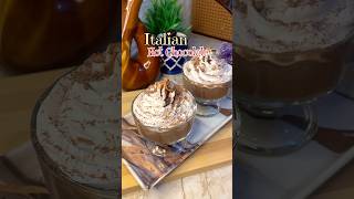 Hot Chocolate☕️🍫shorts hotchocolaterecipe hotchocolatedrink italian drink chocolate yt fyp [upl. by Idnar]