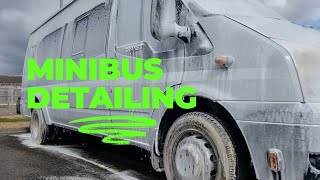 Autobrite magifoam snowfoam cleaning this school minibus detailing snowfoam automobile minibus [upl. by Lauhsoj]