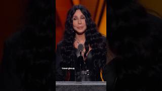 Cher NEVER gives up Cher’s speech at the 2024 Rock amp Roll Hall of Fame Induction Ceremony Cher [upl. by Sari]