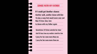 Luther Vandross  Dance With My Father  Lyrics [upl. by Austine]