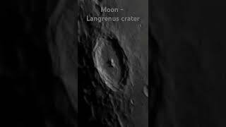 Moon  Langrenus crater moon hold crater [upl. by Manlove]