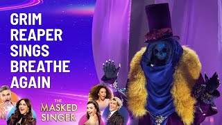 Grim Reaper Breathe Again Performance  Season 5  The Masked Singer Australia  Channel 10 [upl. by Morry]