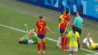 Brazil vs Spain Womens Football Semi Final Highlights Olympic Paris 2024 [upl. by Ailuig937]