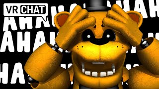 Golden Freddy Is A PSYCHOPATH Now in VRChat [upl. by Urbanna]