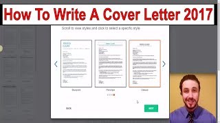 How To Write A Cover Letter 2017 [upl. by Fauch]