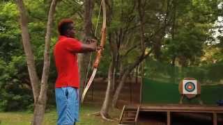 Archery Lesson by Chacho Smugglers Cove St Lucia [upl. by Phoebe411]