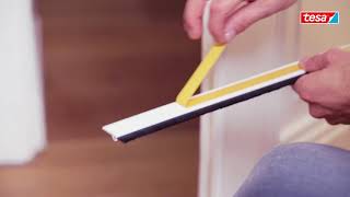 tesamoll® Door to Floor Brush Standard  seal gaps and save energy [upl. by Nahsar]