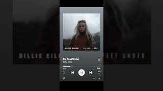 Billie Eilish  Six Feet Under Lyrics WhatsApp Status [upl. by Emlyn79]