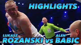 LUKASZ ROZANSKI VS ALEN BABIC HIGHLIGHTS  BOXING [upl. by Hollander]