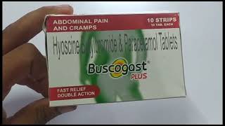 Buscogast Plus Tablet  Hyoscine Butylbromide amp Paracetamol Tablets  Buscogast Plus Tablet Uses Dos [upl. by Llerral270]