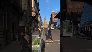 Just Crossing this St  George St Glasgow travel scotlands trending shorts shortsvideo [upl. by Eidnahs]