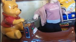 Log SeeSaw Kiddie Ride  Winnie the Pooh  Coin Operated  EMT [upl. by Etteroma]