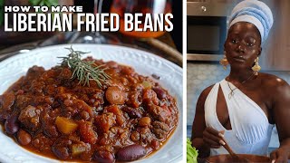 Authentic Liberian Fried Beans Recipe Delights from West Africa [upl. by Trin]