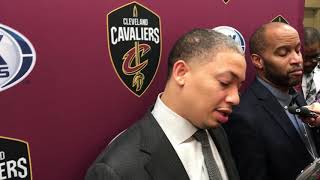 Tyronn Lue praises Cedi Osman in his first NBA start [upl. by Asiluj]