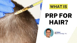 PRP for Hair Loss amp Growth  Before amp After Treatment  Robert Haber MD [upl. by Warenne]