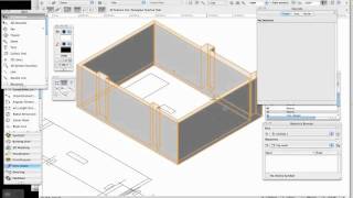 Vectorworks Spotlight  Extrude a drawing in 3D [upl. by Aihsenor730]