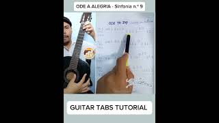 guitar tabs for beginners tutorial beethoven shorts [upl. by Ymme]