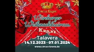 2 Würzburger Weihnachtscircus 20232024 [upl. by Ahsielat721]