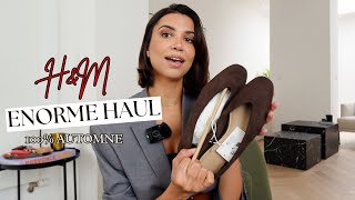 ENORME HAUL HampM  QUE DES TENDANCES AUTOMNALES  ROSEANDMUSC [upl. by Hollyanne]