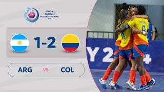 ARGENTINA vs COLOMBIA 12  RESUMEN  CONMEBOL SUB20FSFEM  SEMIFINAL [upl. by Alleynad474]