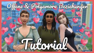 Sims 4 Offene amp Polyamore Beziehungen  ohne Mods  Tutorial deutsch [upl. by Iral]