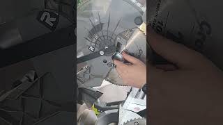 Effortless Miter Saw Blade Replacement in Under 60 Seconds  Quick DIY Guide [upl. by Azil]