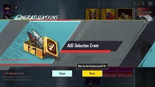 LUCKIEST😳CRATE Opening TRICKWrath of Vengeance AUG skinPUBG MOBILE🔥 தமிழ் emulator [upl. by Ettelimay]