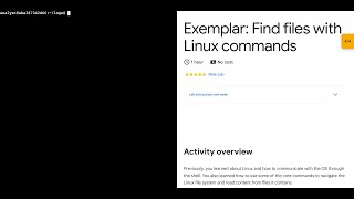 Exemplar Find files with Linux commands  qwiklabs  coursera  With Explanation🗣️ [upl. by Nuhs]