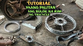 Tutorialpaano palitan ang rim sa sidewheel ng tricyclesidecar [upl. by Anatnom10]