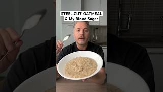 Steel cut oatmeal and my blood sugar oatmeal bloodsugar glucoselevels insulinresistant1 [upl. by Perr]