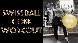 8 MIN SWISS BALL AB WORKOUT [upl. by Nimesh149]