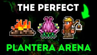 How to Build the BEST Plantera Arena in Terraria 14 Works w ExpertMaster Mode too [upl. by Keir]