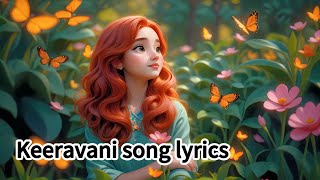 keeravani song lyrics💕love song music lyrics tamil status youtube ytfeed ytmusic like ai [upl. by Avraham698]