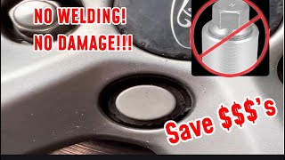 HOW TO REMOVE A FORD LOCKING WHEEL NUT WITH NO KEY THE BEST WAY [upl. by Hilten]