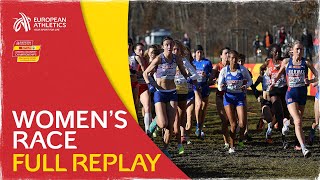 Senior Womens Race  FULL REPLAY  SPAR European Cross Country Championships Piemonte 2022 [upl. by Kitchen]