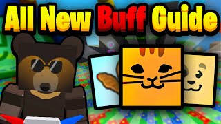 Every NEW Buff and How to Use Them Complete Guide  Bee Swarm Simualator [upl. by Sheffield476]