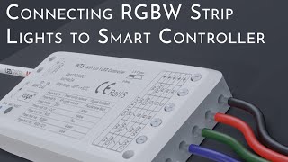 Connecting RGBW Strip Lights to a Smart Controller [upl. by Mirna]