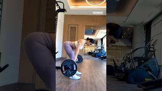 Barbell Stiff Leg Deadlift  workout fitness Barbell homegym homeworkout [upl. by Obnukotalo786]