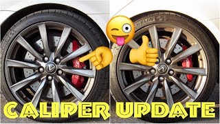 🔴Brake Caliper Paint and Brake Caliper Decal Stickers High Temperature Rating Review Update [upl. by Atinaujnas]