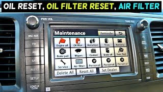 RESET MAINTENANCE REQUIRED ON TOYOTA SIENNA OIL LIGHT RESET [upl. by Ibby]